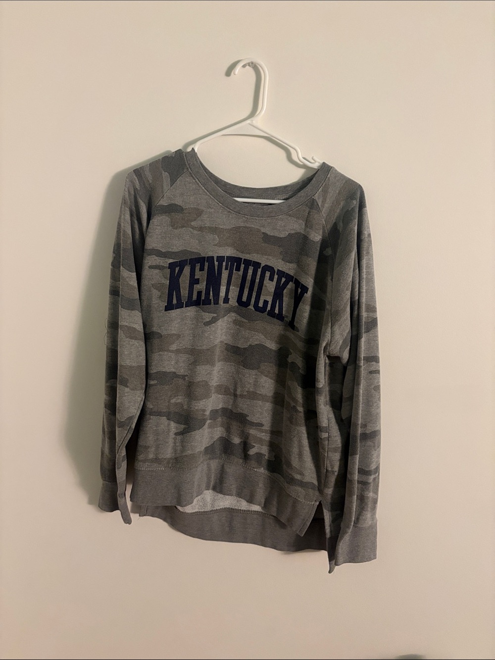 Gray Camouflage 'Kentucky' Sweatshirt